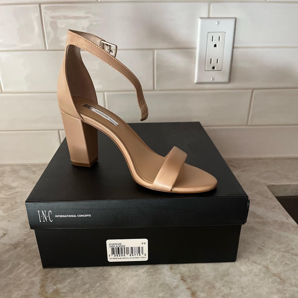 INC- international concepts nude heels